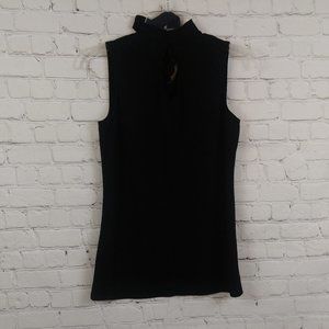 Du Jour Women Black Sleeveless Top Size XXS